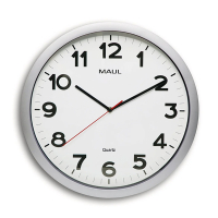 Maul Reloj de pared de plástico gris con esfera blanca (Ø 40 cm) 9054195 402499
