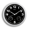 Maul Reloj de pared de plástico radiocontrolado gris con esfera negra (Ø 30 cm) 9059095 402495 - 1