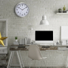 Maul Reloj de pared radiocontrolado de aluminio gris plateado con esfera blanca (Ø 40 cm) 9063108 402493 - 5