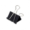 Sujetapapeles en pinza (25 mm) (12 piezas) - negro