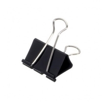 Sujetapapeles en pinza (32 mm) (12 unidades) - negro 402049