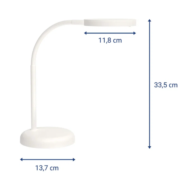 Maul lámpara de escritorio LED blanca 402523 - 2