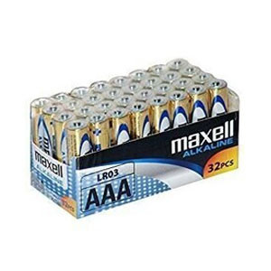 Maxell Pilas Alcalinas AAA LR03 MN2400 | 32 unidades