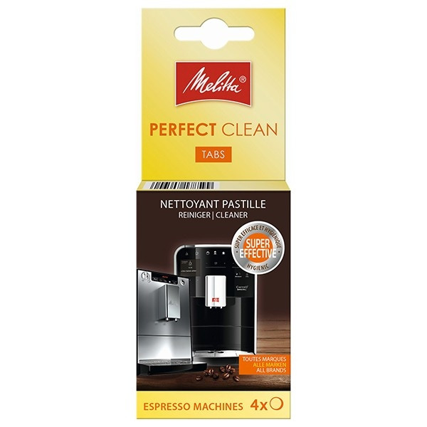 Melitta Perfect Clean pastillas de limpieza para cafeteras (4 x 1,8 gramos) E-0025 SME00006 - 1