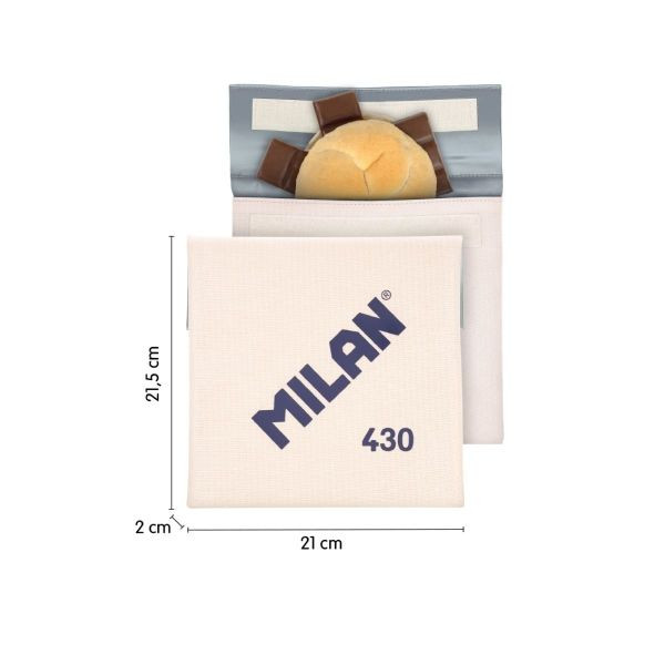 Milan 430 Since 1918 Bolsa térmica para comida de 0,3 L (blanca) 427591 - 2