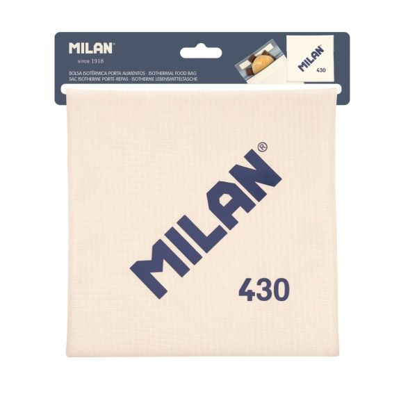 Milan 430 Since 1918 Bolsa térmica para comida de 0,3 L (blanca) 427591 - 1