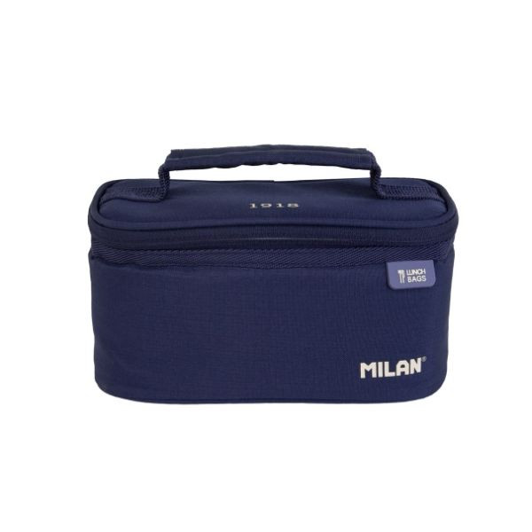 Milan 430 Since 1918 Bolsa térmica para comida de 1,5 L con recipiente (azul) 427595 - 2