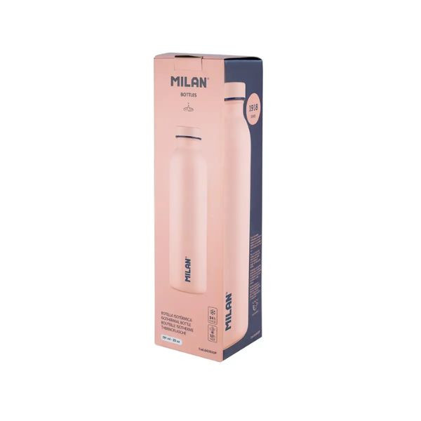 Milan 430 Since 1918 Botella isotérmica de acero inoxidable de 591 ml rosa 426189 - 3