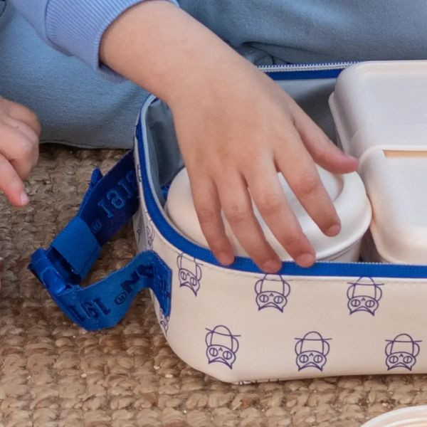 Milan Bolsa Porta Alimentos Blanca Isotérmica con 3 Fiambreras 3,9 litros 427597 - 4