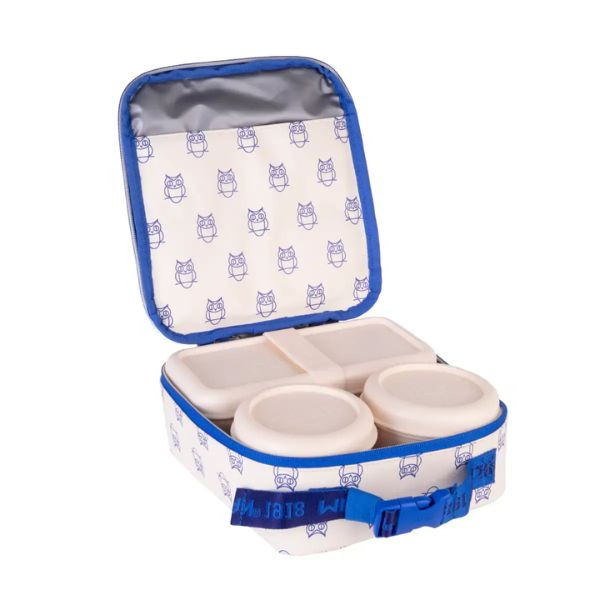 Milan Bolsa Porta Alimentos Blanca Isotérmica con 3 Fiambreras 3,9 litros 427597 - 5