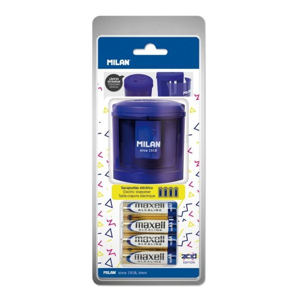 Milan POWER-SHARP Sacapuntas Eléctrico azul 427590 - 2