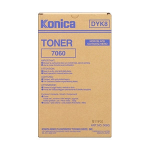 konica minolta 7060 006g  dyk8 toner negro original