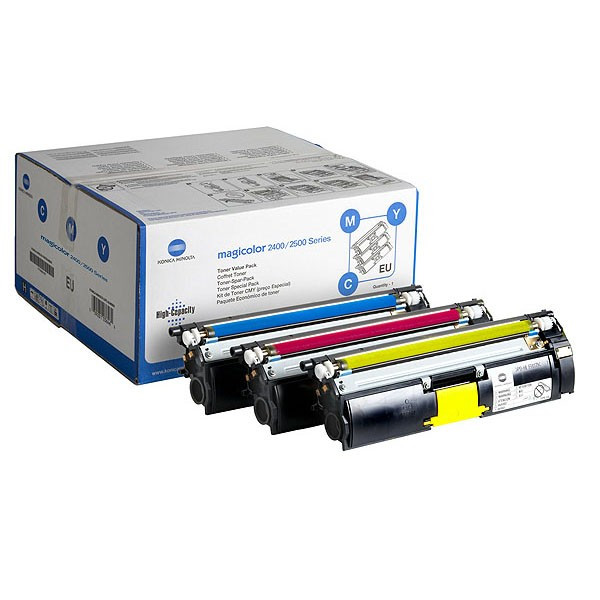 Minolta Konica Minolta A00W012 / 1710595-001 pack ahorro toner (original) 1710595001 A00W012 071560 - 1