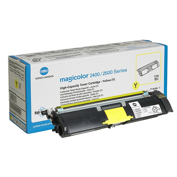 Minolta Konica Minolta A00W131 / 1710589-001 toner amarillo (original) 1710589-001 A00W131 032810 - 1