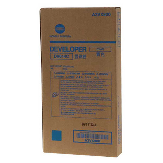 Konica Minolta Kit revelador DV-614C Cian