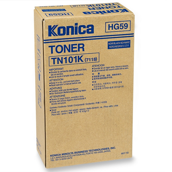 Minolta Konica Minolta TN-101K (8937-732) 2 toner negros (original) 8937732 072001 - 1