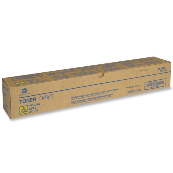 konica minolta tn-216y a11g251 toner amarillo original