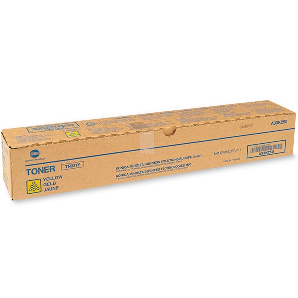 Konica Minolta TN-321Y 25000páginas Amarillo - Tóner para impresoras láser (Amarillo, C364, C284, C224, 1 Pieza(s), 25000 páginas, Laser)