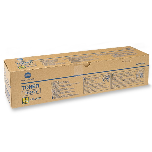Konica Minolta TN-612Y (A0VW250) toner amarillo (original) 072444 - 1
