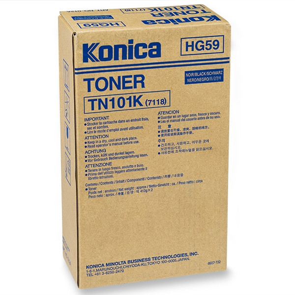 Minolta Konica Minolta TN101K (8937-732) 2 toner negros (original) 8937732 072001 - 1