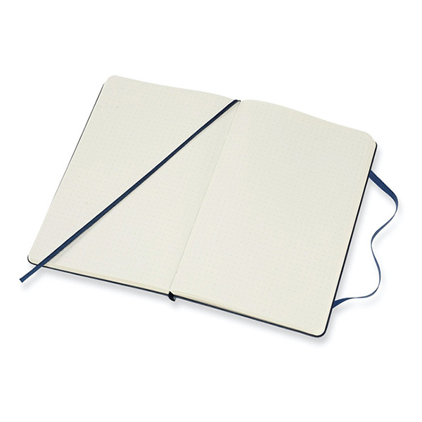 Moleskine bullet journal grande de tapa dura azul 313089 - 3