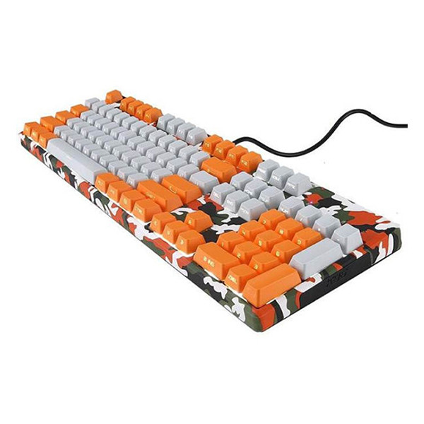 Motospeed Teclado mecánico Motospeed K96 camuflaje naranja (interruptor marrón) MT-00059 401014 - 2