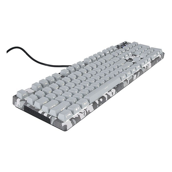 Motospeed Teclado mecánico Motospeed K96 gris camuflaje (switch azul) MT-00058 401013 - 2