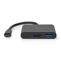 Nedis adaptador USB-C USB-A, HDMI (0,1 metros) K010214335