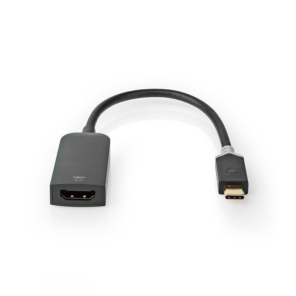 Nedis adaptador USB-C a HDMI negro (0,2 metros)