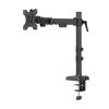 Neomounts Nero Quick Fix Brazo de monitor para 1 monitor, negro (con abrazadera y pasacables de escritorio) 204015 - 2