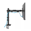 Neomounts Nero Quick Fix Brazo de monitor para 1 monitor, negro (con abrazadera y pasacables de escritorio) 204015 - 6