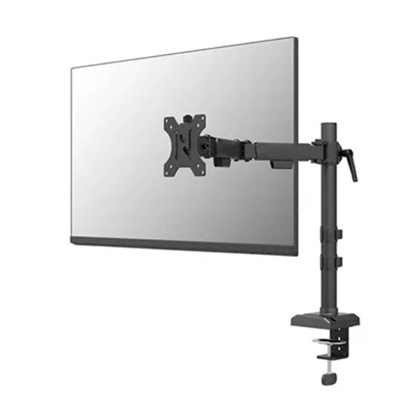 Neomounts Nero Quick Fix Brazo de monitor para 1 monitor, negro (con abrazadera y pasacables de escritorio) – imagen 2