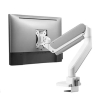 Neomounts Next Core Brazo de monitor con resorte de gas para 1 monitor, blanco (con abrazadera y pasacables de escritorio) 204021 - 5