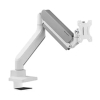 Neomounts Next Core Brazo de monitor con resorte de gas para 1 monitor, blanco (con abrazadera y pasacables de escritorio) 204021 - 2