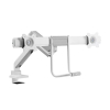 Neomounts Next Core Brazo de monitor con resorte de gas para 2 monitores, blanco (con abrazadera y pasacables de escritorio) 204023 - 2