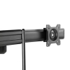 Neomounts Next Core Brazo de monitor con resorte de gas para 2 monitores, negro (con abrazadera y pasacables de escritorio) 204022 - 4