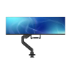 Neomounts Next Core Brazo de monitor con resorte de gas para 2 monitores, negro (con abrazadera y pasacables de escritorio) 204022 - 5