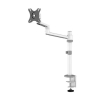 Neomounts Next Lite Brazo de monitor ahorrador de espacio para 1 monitor, color blanco (con abrazadera y pasacables de escritorio) 204013 - 3