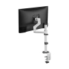 Neomounts Next Lite Brazo de monitor ahorrador de espacio para 1 monitor, color blanco (con abrazadera y pasacables de escritorio) 204013 - 4