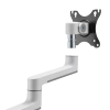 Neomounts Next Lite Brazo de monitor ahorrador de espacio para 1 monitor, color blanco (con abrazadera y pasacables de escritorio) 204013 - 6