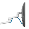 Neomounts Next Lite Brazo de monitor ahorrador de espacio para 1 monitor, color blanco (con abrazadera y pasacables de escritorio) 204013 - 8