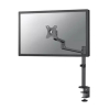 Neomounts Next Lite Brazo de monitor ahorrador de espacio para 1 monitor, negro (con abrazadera y ojal) 204011 - 1