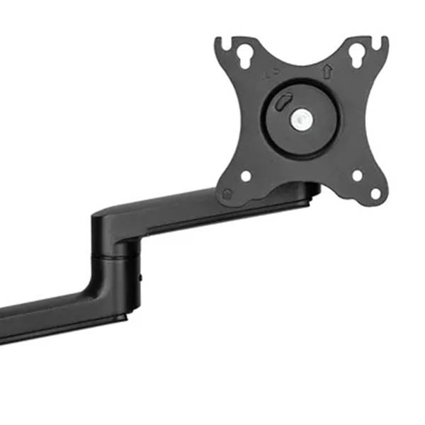 Neomounts Next Lite Brazo de monitor ahorrador de espacio para 2 monitores, negro (con abrazadera y ojal) 204012 - 8