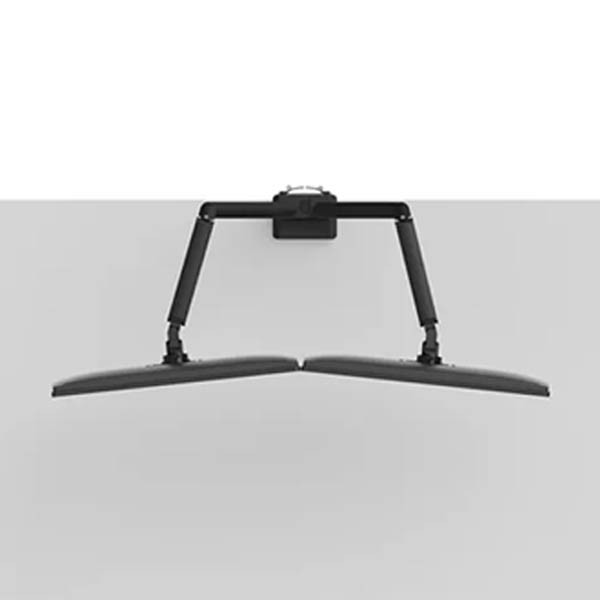 Neomounts Next Slim Desk Brazo de monitor con resorte de gas para 2 monitores, negro (con abrazadera y pasacables de escritorio) 204019 - 3