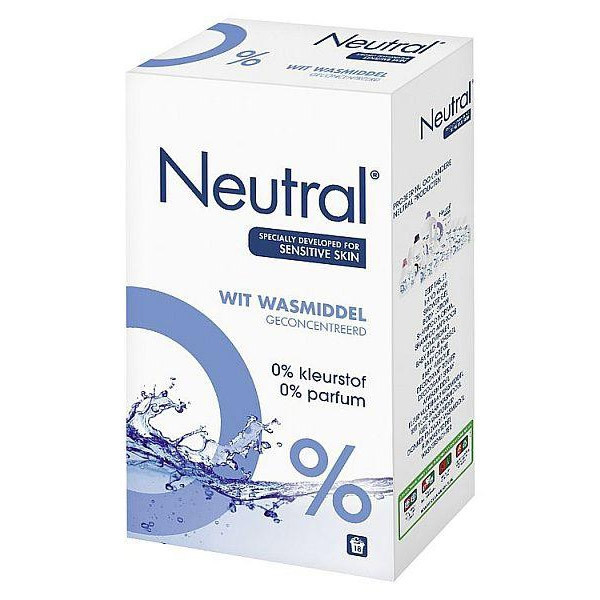 Neutral Detergente en polvo blanco neutro 1,187 kg (18 lavados)  SNE00014 - 1