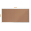 Nobo 1915347 Essence tablero de anuncios de corcho 200 x 100 cm 427010 - 3