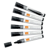 Nobo 1915382 rotuladores de tinta negro líquido surtido 10 unidades (punta biselada 4 mm) 427012 - 1