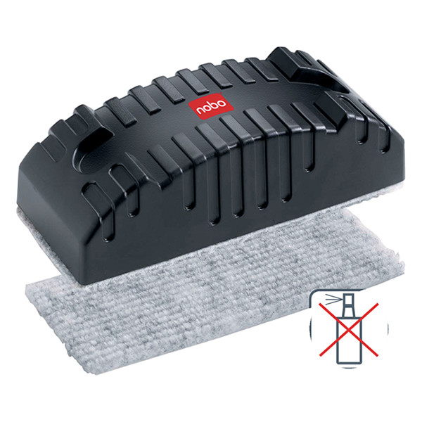 Nobo borrador magnético para pizarra blanca negro 238462 - 2