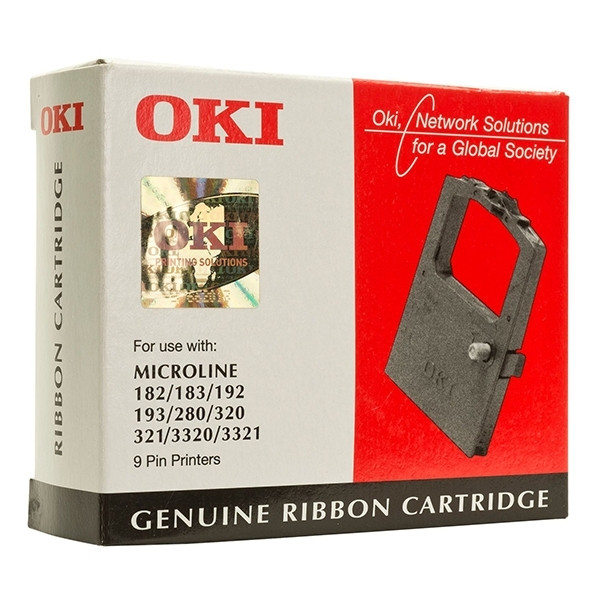 OKI 09002303 casete de cinta entintada negra (original) 09002303 042490 - 1