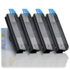 OKI 42127457, 56, 55, 54 toners (marca 123tinta) | Pack negro + 3 colores 130058 - 1